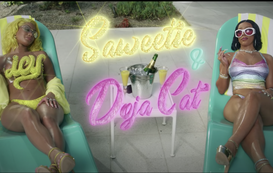 Saweetie Doja Cat Go Naked Cliff Jumping In Bougie Best Friend Video TGM Radio